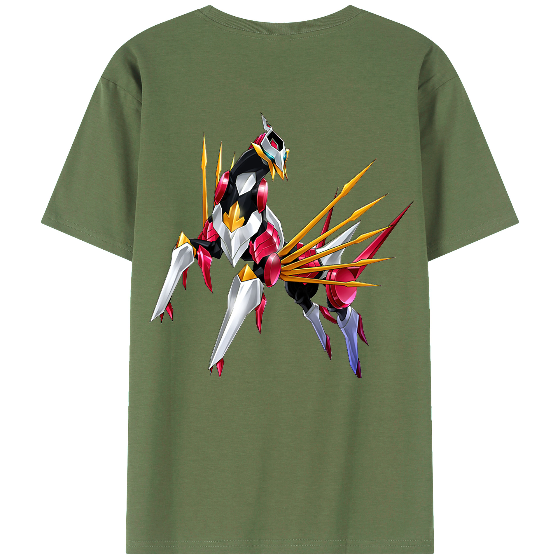 （画像用） 遊☆戯☆王 Yu-Gi-Oh! 綿100％ メンズ半袖Tシャツ（バックプリント） 通気性